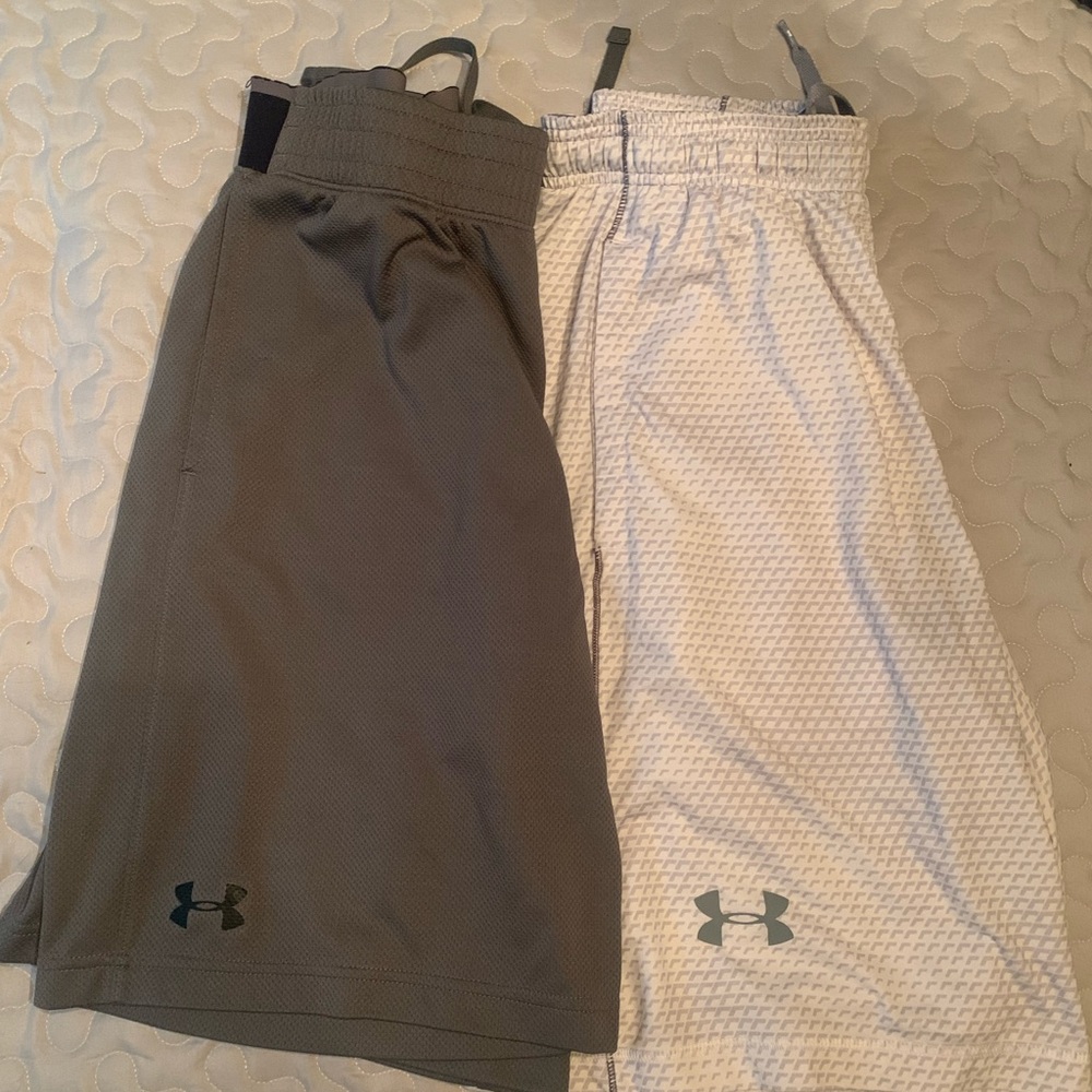 TWO PAIRS Under Armour Gym Shorts